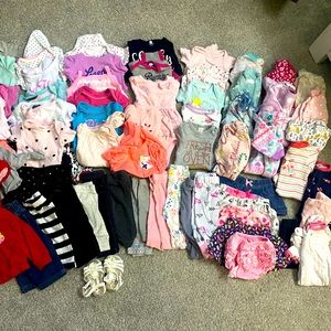 NB 0-3 months baby girl clothes